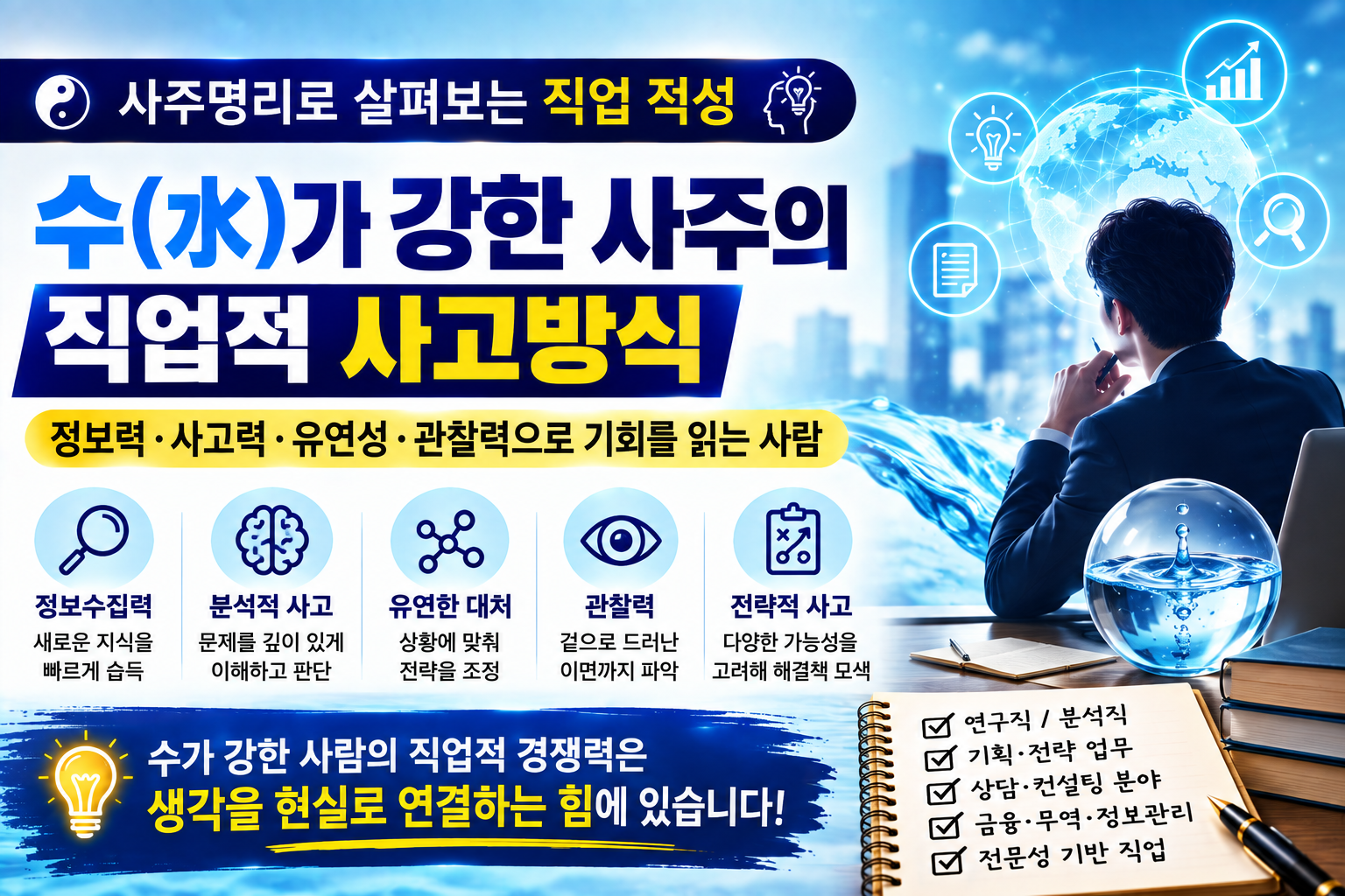 수의 직업적 사고방식