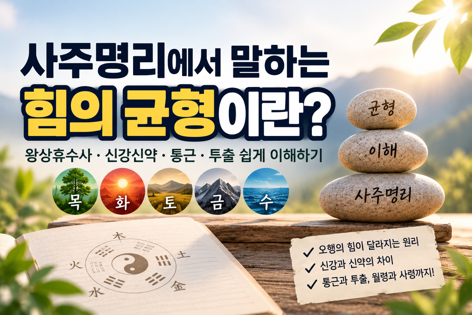 힘의 균형과 신강신약