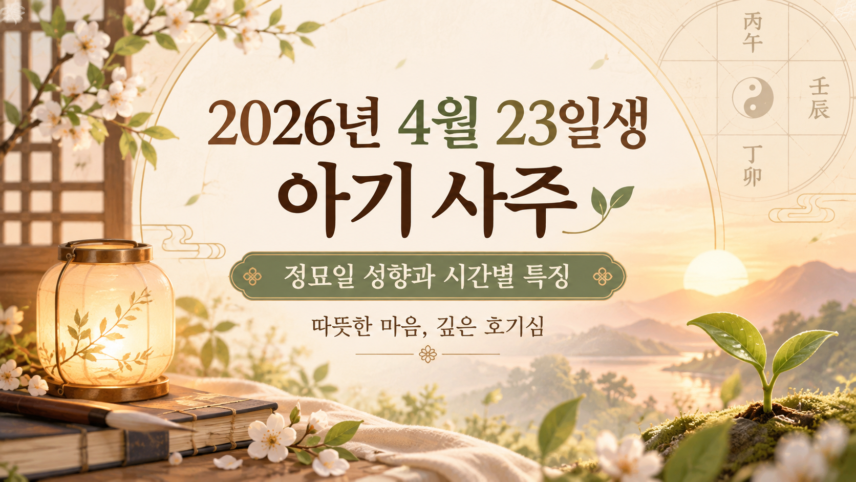 오늘의 사주 (4월의 정묘일주)